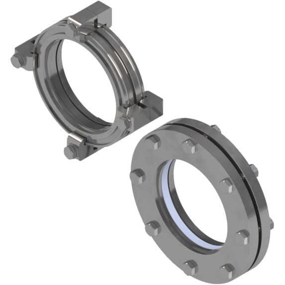 NW-100-BOLTED-AND-CLAMPED-FLANGE-ASSY